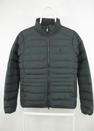 Брендовий пуховик куртка polo ralph lauren black quilted puffer jacket women's