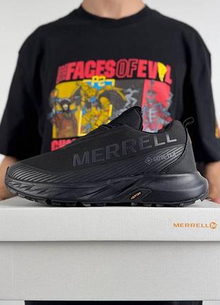 Термо кросівки merrell agility peak 5 gtx black orange