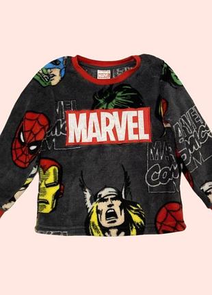 Тепла домашня кофта для хлопчика марвел marvel /домашній одяг 201125