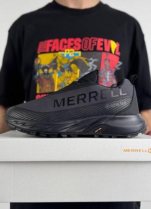 Термо кросівки merrell agility peak 5 gtx dark grey black