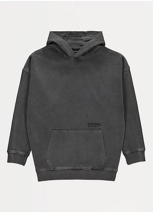 Компдект худи charcoal orgnl washed и спортивные штаны с манжетами george 7258, 6940