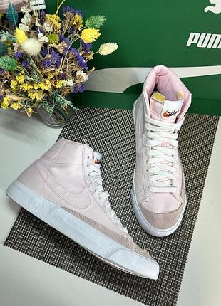 Оригінальні високі кросівки nike blazer
