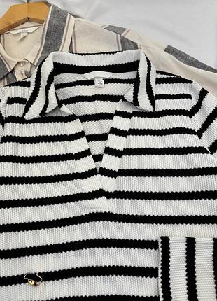 Лонгслів у смужку h&m 2