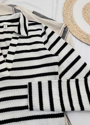 Лонгслів у смужку h&m 3