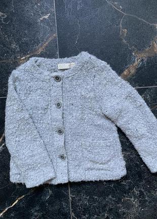 Жакет пальто від zara сірого кольору