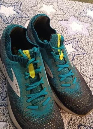 Кросівки чоловічі brooks бірюзові, розмір 45, устілка 29 см