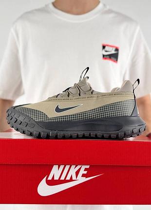 Термо кросівки nike acg mountain fly low gtx olive grey