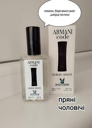 Парфуми чоловічі 60 мл з феромонами