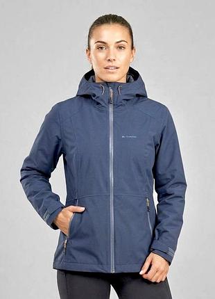 Жіноча мембранна куртка вітровка quechua decathlone gore-tex, розмір l штормовка дощовик