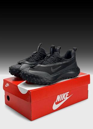 Термо кросівки nike acg mountain fly low gtx all black