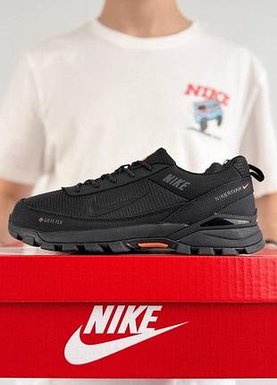 Термо кросівки nike rivah gtx black orange