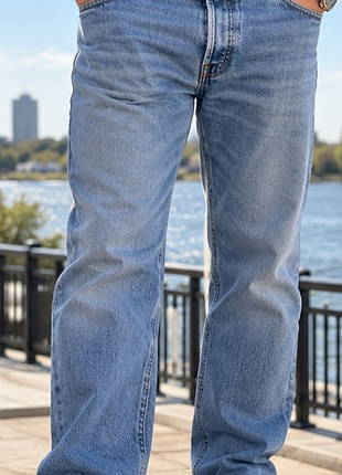 Чоловічі джинси levi’s xxl 54 w38 світло-блакитні прямі вінтажні
