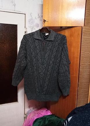 Тёплый свитер на молнии tricot omayah размер xl