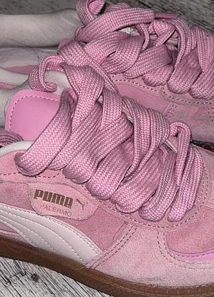 Кросівки жіночі puma palermo рожеві, розмір 39, довжина устілки 25 см, замша