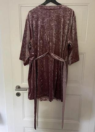 Велюровый халат кимоно от h&m 5