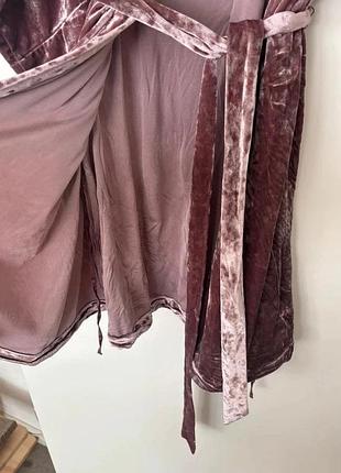 Велюровый халат кимоно от h&m 6