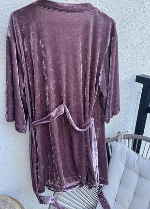 Велюровый халат кимоно от h&m 9