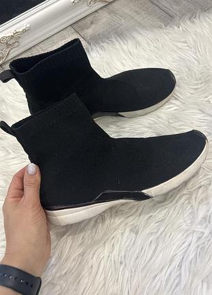 Жіночі високі кросівки-носки zara р 39 (25,5 см)