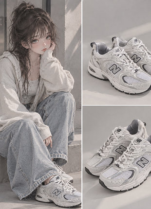 Кроссовки женские new balance серые