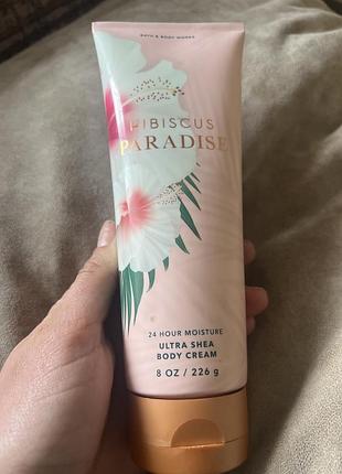 Крем для тіла bath & body works hibiscus paradise ultra shea body cream 226 г