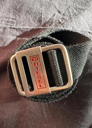 Ремень diesel текстиль металл оригинал