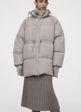 Натуральний пуховик 🪶h&m premium s/m