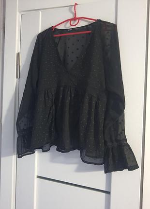 Блузка нарядная zara