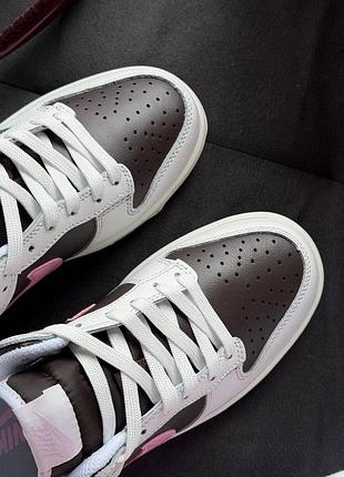 Dunk low pink/brown 3
