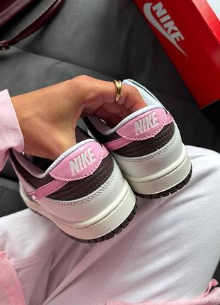 Dunk low pink/brown 5