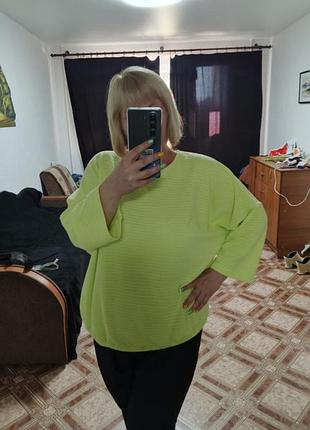 Блуза супер батал блузка кофта великого розміру.