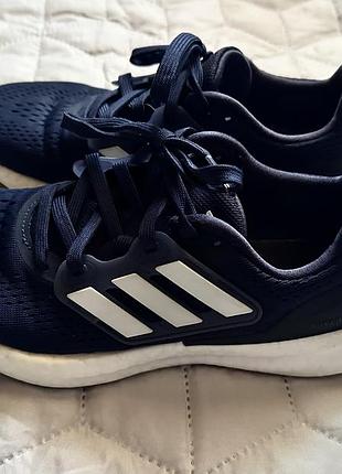 Кросівки adidas темно-сині з білими смужками
