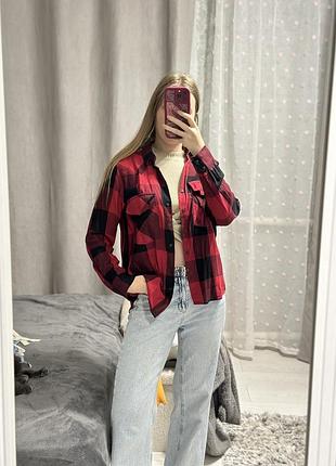 Сорочка у клітинку zara