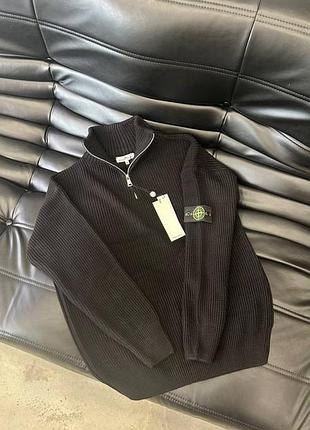 Чоловіча в'язана кофта светр stone island