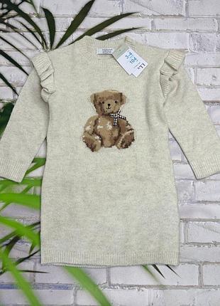 Свитер туника на девочку primark размер 3-4 года 104см.