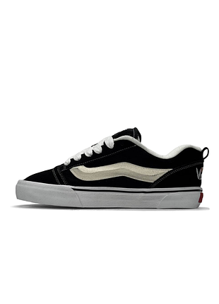 Женские кроссовки vans knu skool potato black white