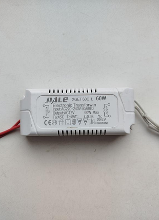 Драйвер понижающий трансформатор для галогенной люстры 220-12 в 220v 12v 60 вт