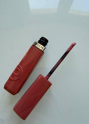 Жидкая помада l’oréal paris laque resistance 601 worth it