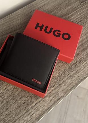 Гаманець чоловічий hugo чорний