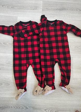 Флисовая пижама carters 18 m