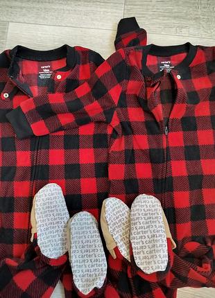 Флисовая пижама carters 18 m 4