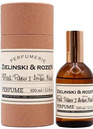 Парфум унісекс zielinski & rozen black pepper amber neroli 100 мл