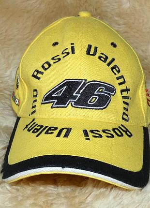 Крутая гоночная кепка valentino rossi vr46 sun & moon
