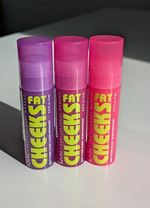 Жидкие румяна nyx fat cheeks juicy blush
