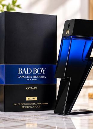 Carolina herrera bad boy cobalt elixir парфюм мужской 100 мл