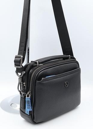 Сумка мужская натуральная кожа h.t 2092-8 black