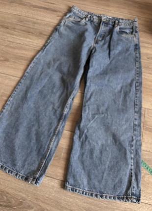 Крутезні джинси широкі wide leg 40 рлзміру