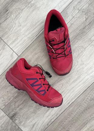 Кросівки salomon xa elevate cswp j яскраво-рожевого кольору