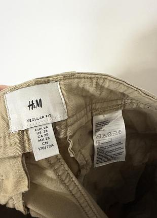 Штани карго регулар фіт h&m 4