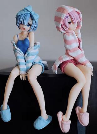 Аніме фігурки рам и рем, re:life in a different world from zero / re:zero
