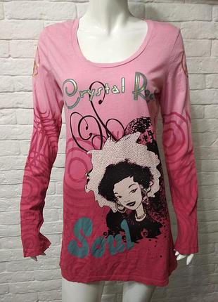 Лонгслів crystal rock christian audigier